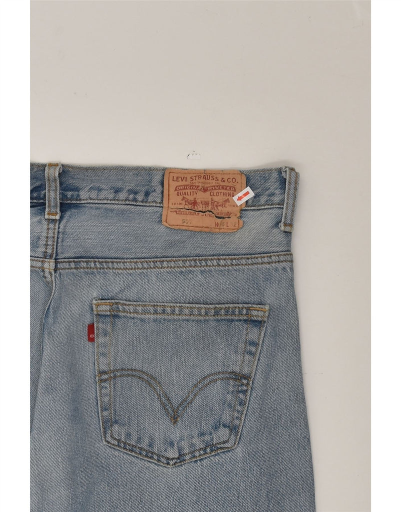 LEVI'S Mens 507 Straight Jeans W36 L25 Blue | Vintage Levi's | Thrift | Second-Hand Levi's | Used Clothing | Messina Hembry 