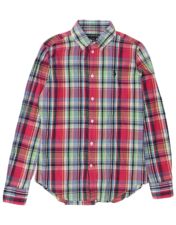 Ralph Lauren Womens Shirt US 8 Medium Multicoloured Check Cotton