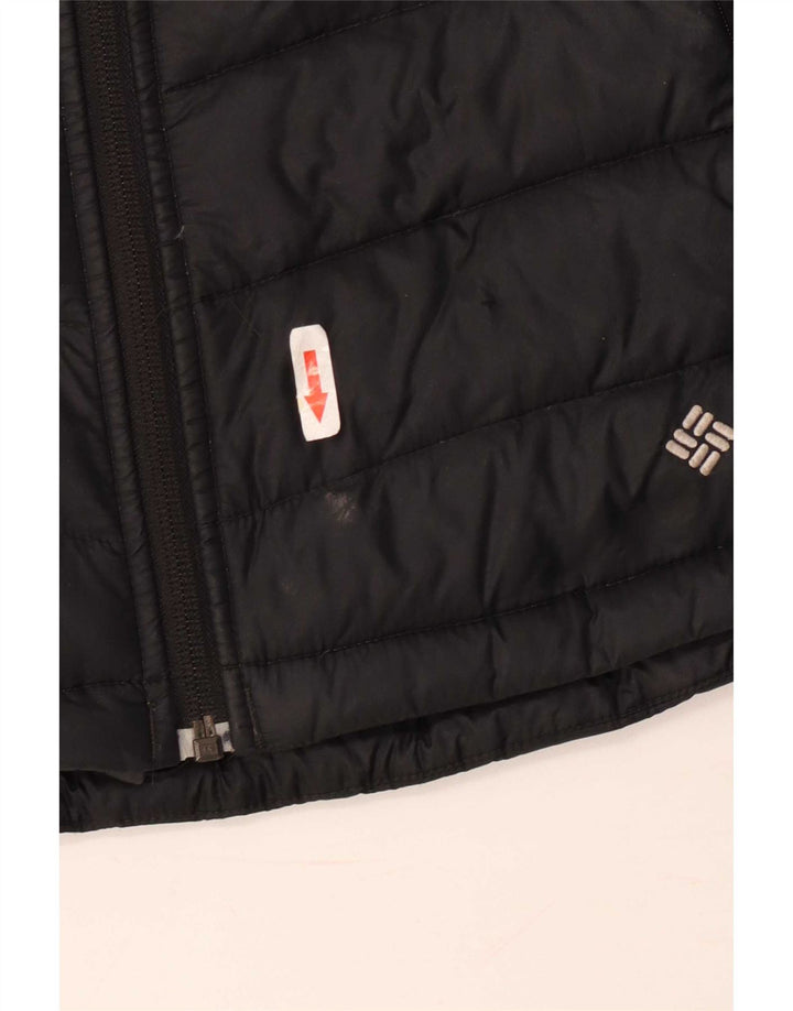 Columbia Mens Padded Jacket UK 38 Medium Black Colourblock Nylon