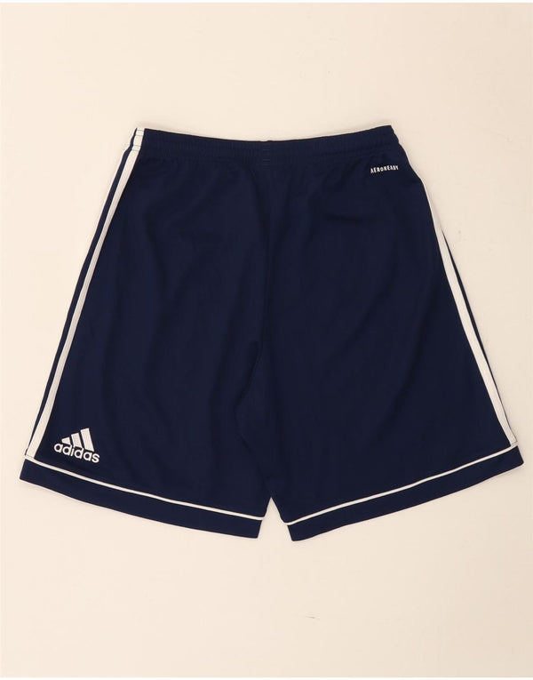 Adidas Mens Aeroready Sport Shorts Small  Navy Blue Polyester