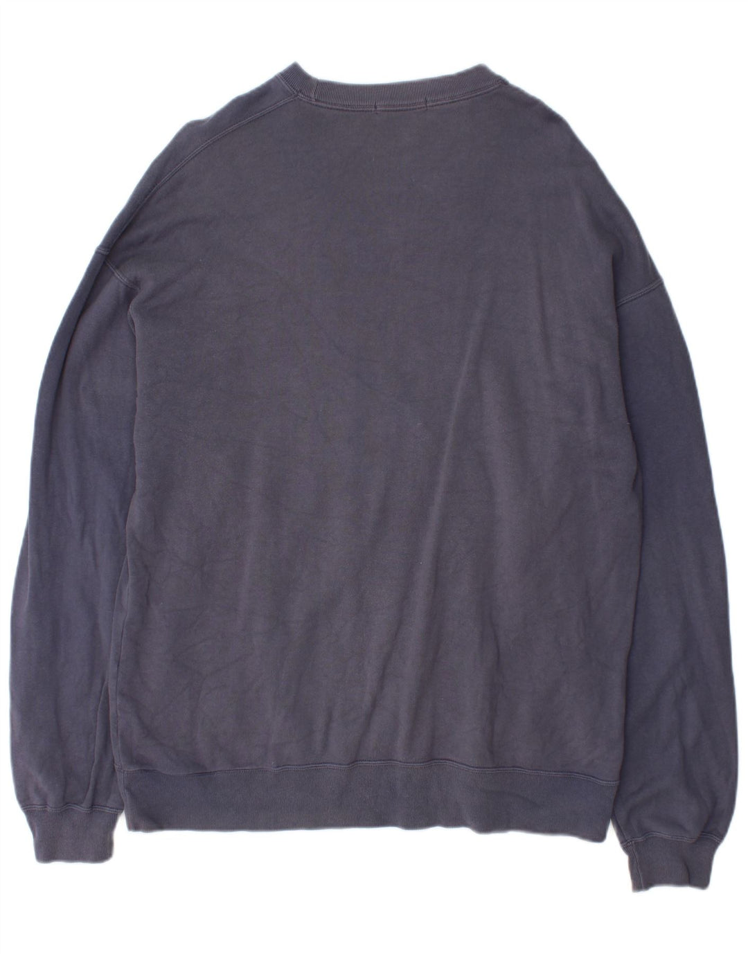 Marks & Spencer Mens Sweatshirt Jumper Large Navy Blue Cotton