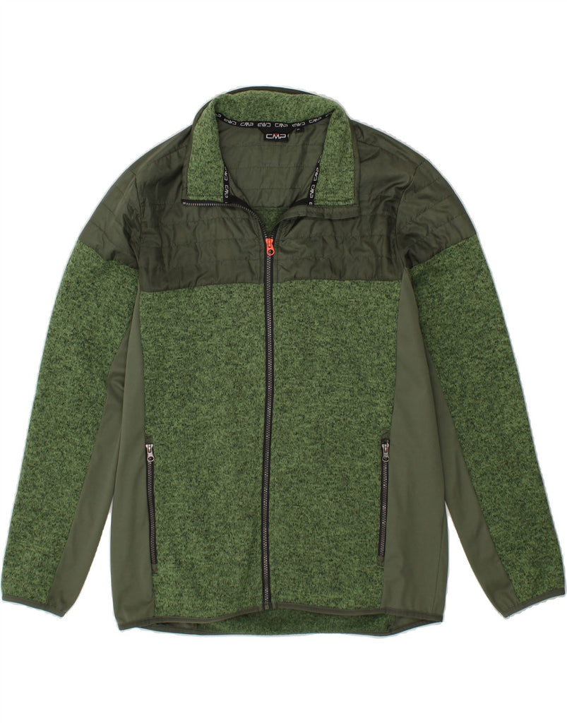 CMP Mens Tracksuit Top Jacket IT 56 2XL Green Colourblock Vintage CMP and Second-Hand CMP from Messina Hembry 