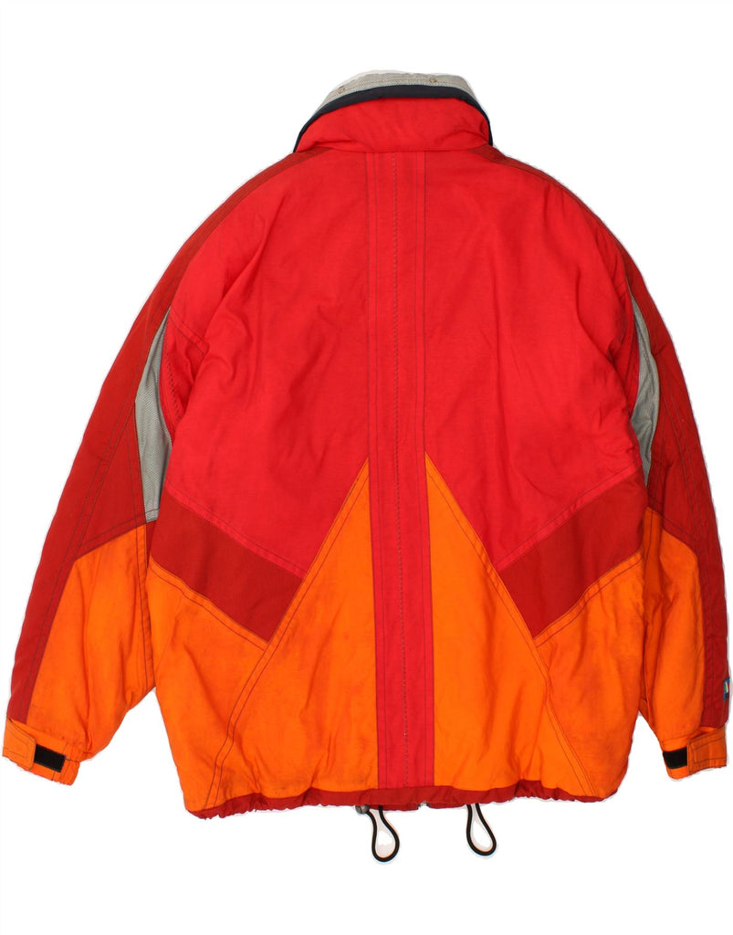 COLMAR Mens Ski Jacket IT 52 XL Red Colourblock Vintage Colmar and Second-Hand Colmar from Messina Hembry 