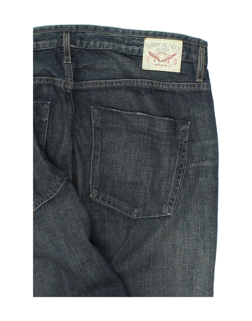 TOMMY HILFIGER Womens Boyfriend Straight Jeans W31 L34 Blue Cotton | Vintage Tommy Hilfiger | Thrift | Second-Hand Tommy Hilfiger | Used Clothing | Messina Hembry 