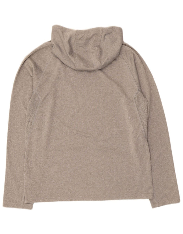 Polo Ralph Lauren Boys Hoodie Jumper 15-16 Years XL Grey Flecked Polyester