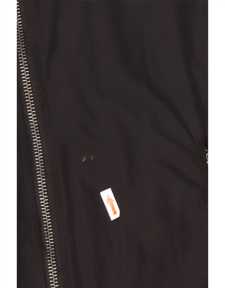 Diesel Mens Biker Jacket UK 42 XL Black Polyester