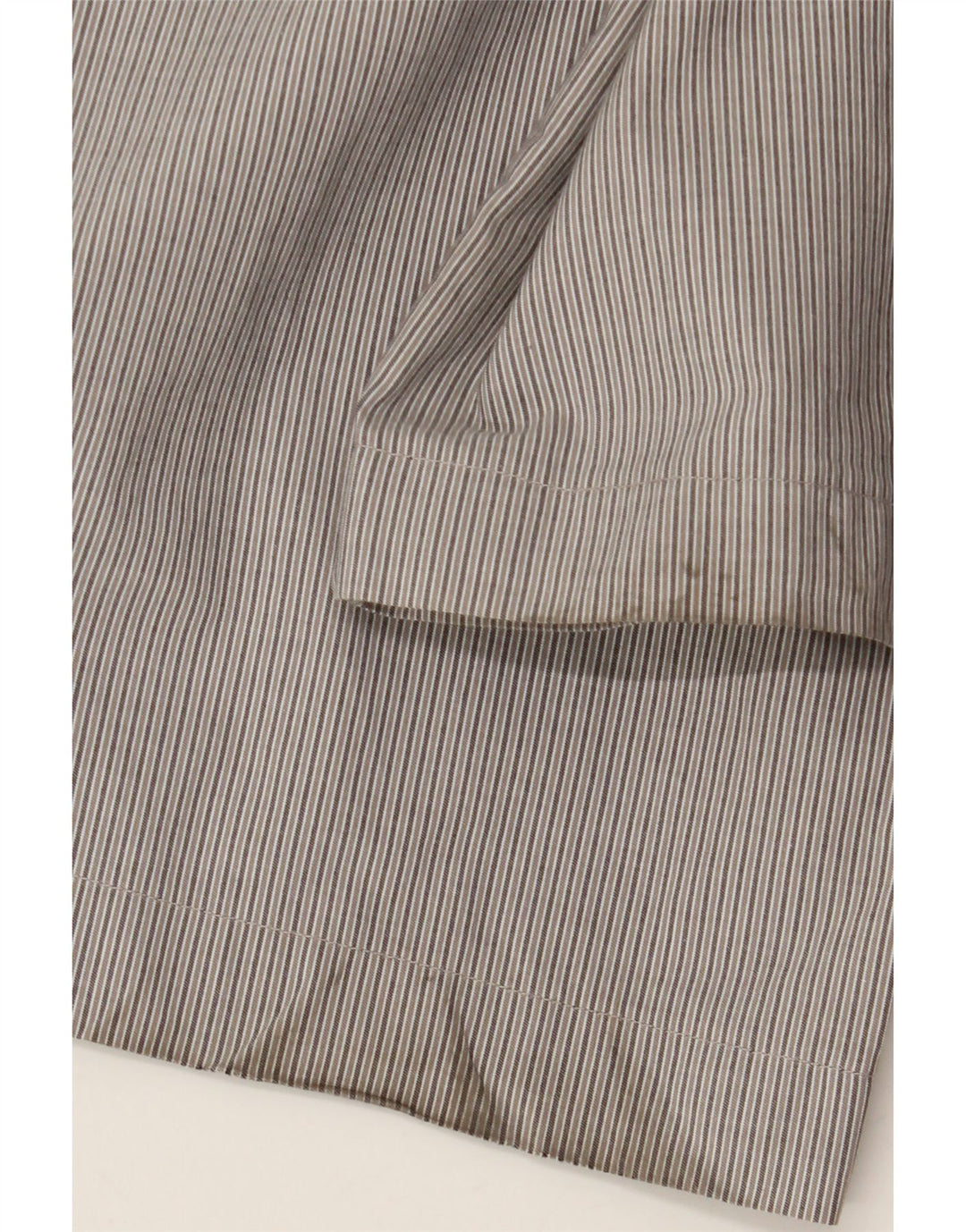 MURPHY & NYE Mens Straight Chino Trousers W38 L33 Grey Pinstripe