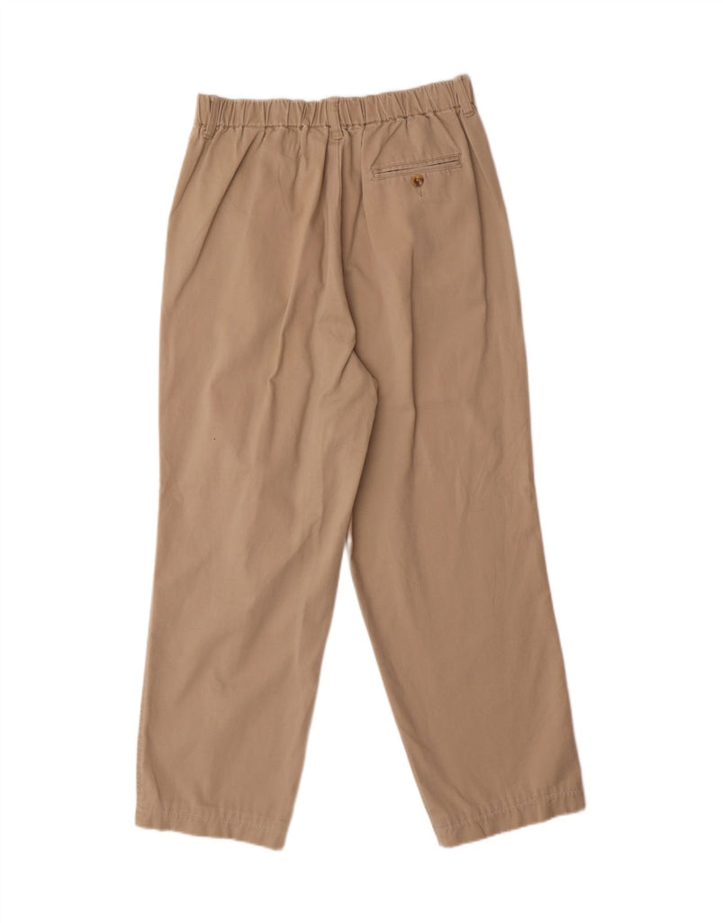 EDDIE BAUER Womens Loose Fit Chino Trousers US 12 Large W32 L26 Beige Vintage Eddie Bauer and Second-Hand Eddie Bauer from Messina Hembry 