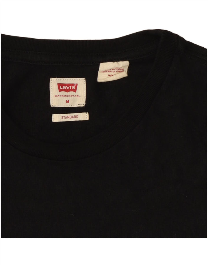 Levi's Mens Standard T-Shirt Top Medium Black