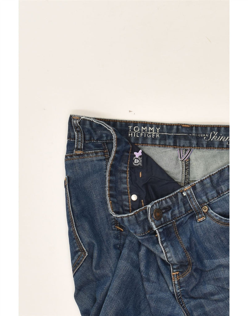 TOMMY HILFIGER Womens Skinny Jeans US 10 Large W34 L28 Blue | Vintage Tommy Hilfiger | Thrift | Second-Hand Tommy Hilfiger | Used Clothing | Messina Hembry 