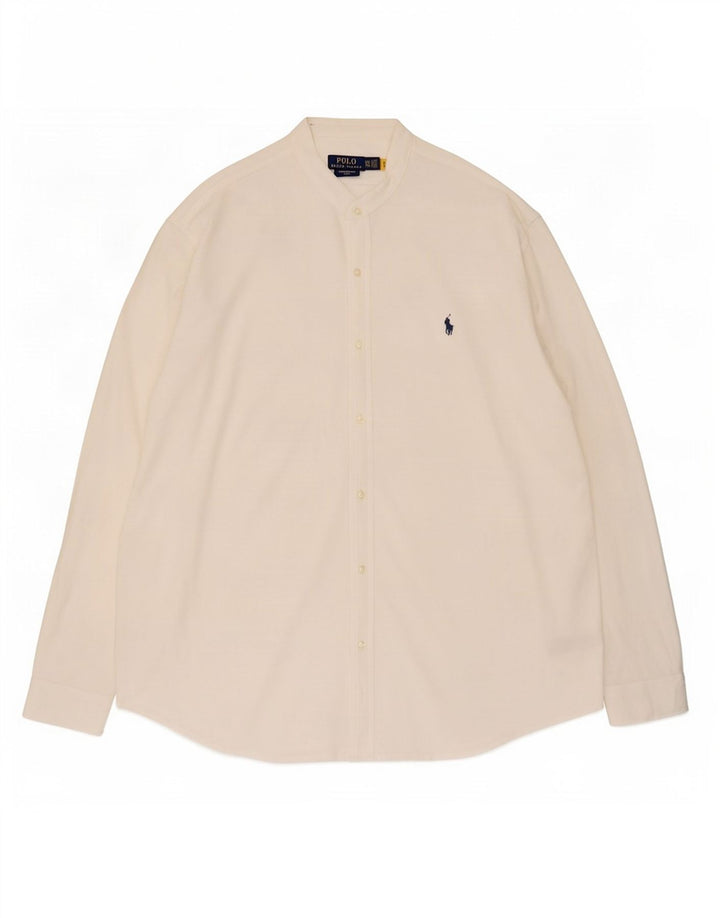 Polo Ralph Lauren Mens Shirt 2XL White Cotton