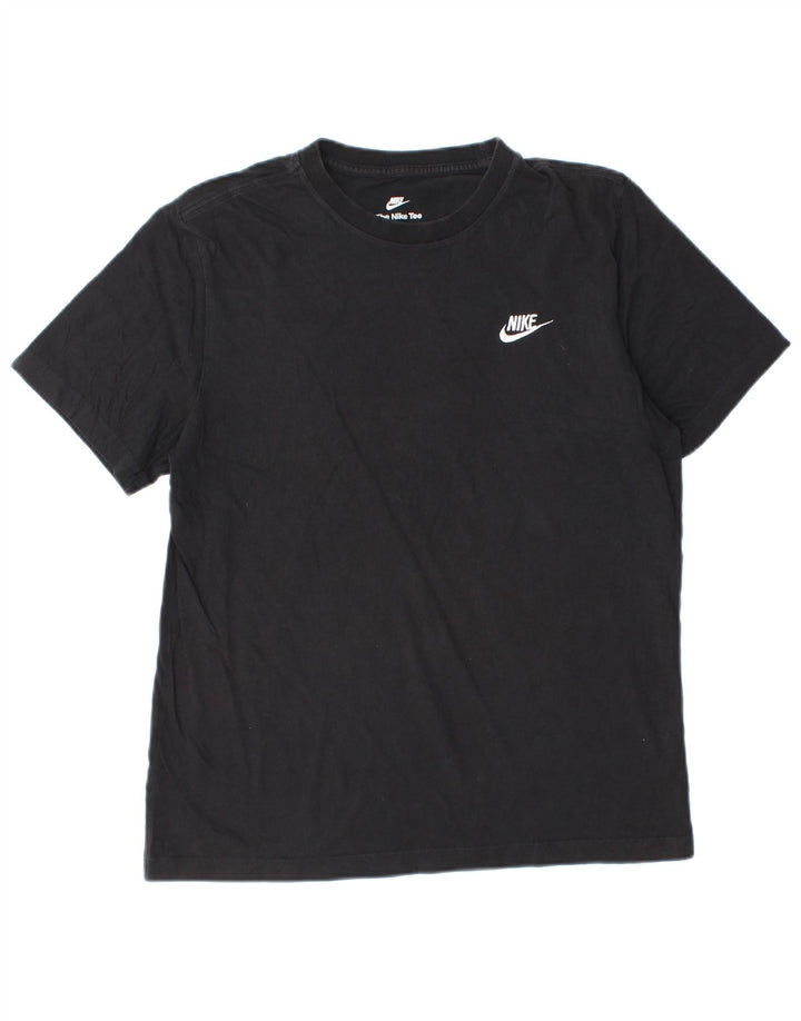 NIKE Mens T-Shirt Top Medium Black