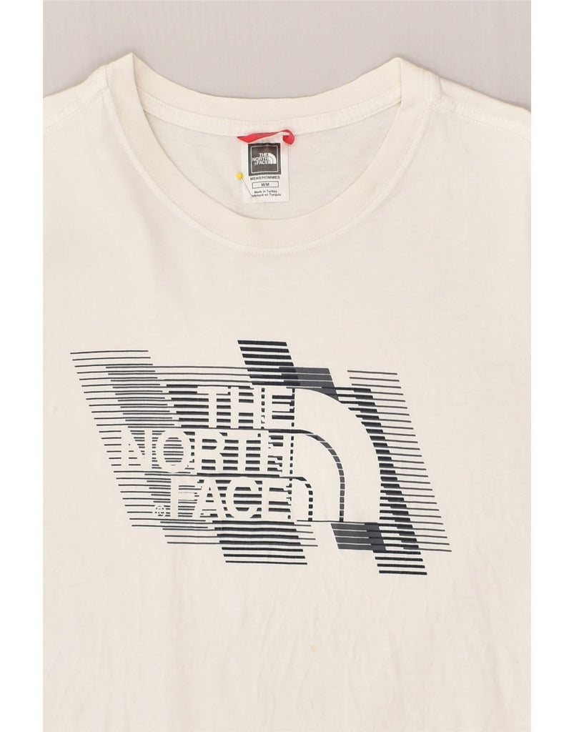 THE NORTH FACE Mens Graphic T-Shirt Top Medium White Cotton | Vintage The North Face | Thrift | Second-Hand The North Face | Used Clothing | Messina Hembry 