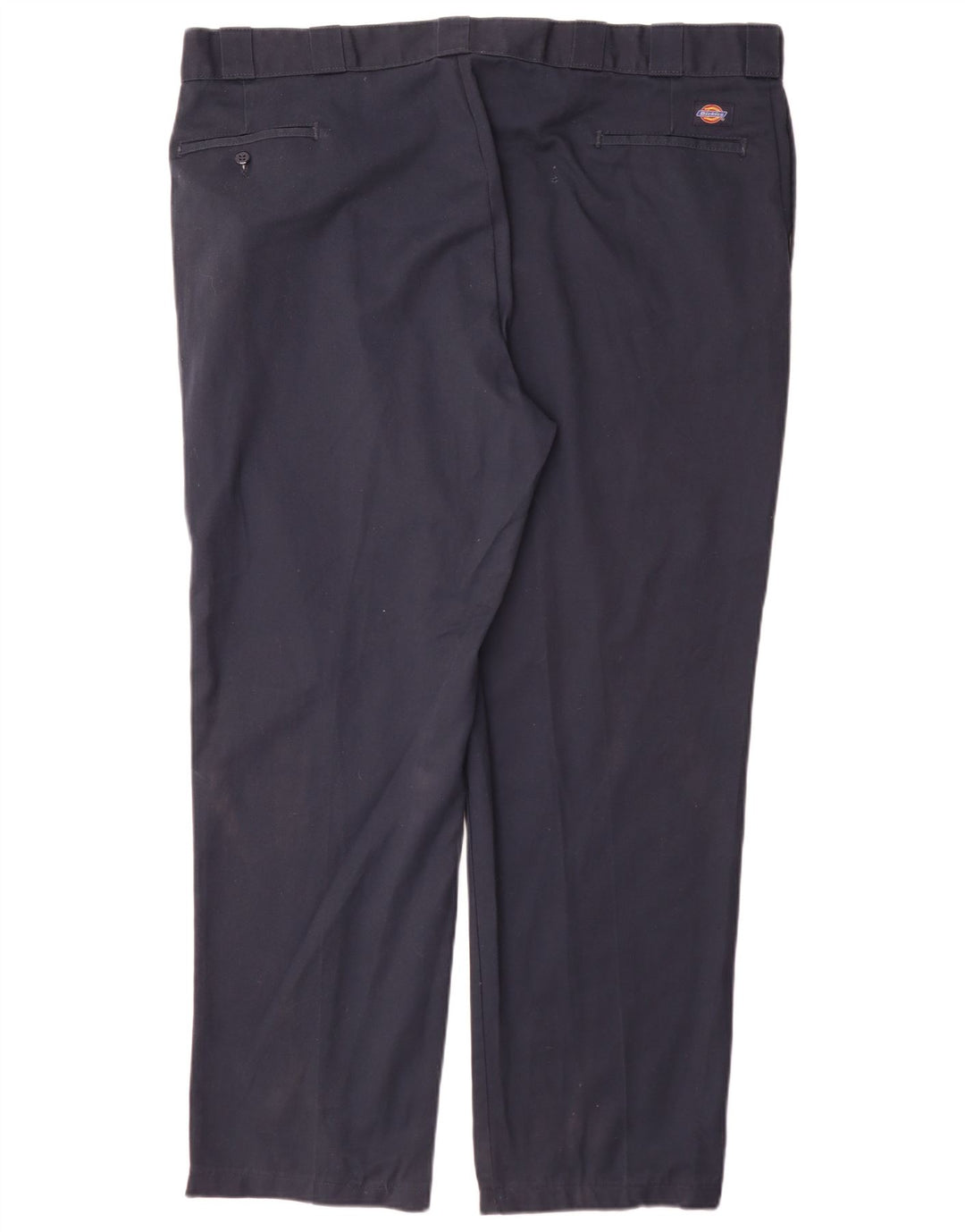 Dickies Mens 874 Straight Chino Trousers W46 L32 Navy Blue Polyester