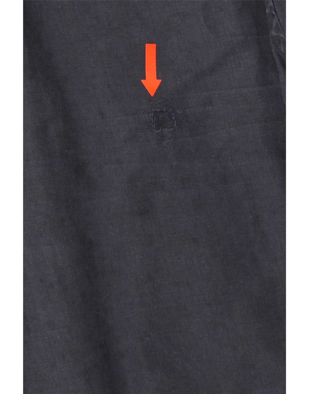 Tommy Hilfiger Mens Short Sleeve Shirt Large Navy Blue Linen