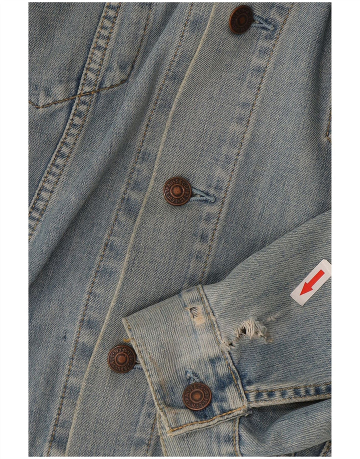 Levi's Mens Denim Jacket UK 40 Large Blue