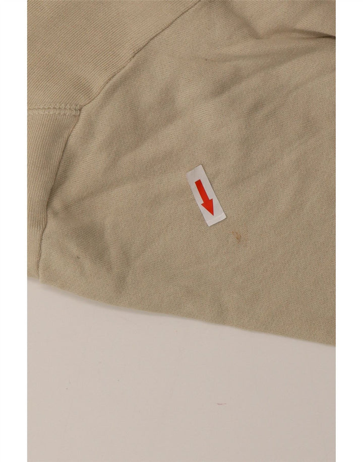 CHAMPION Mens Tracksuit Top Jacket XL Beige Cotton