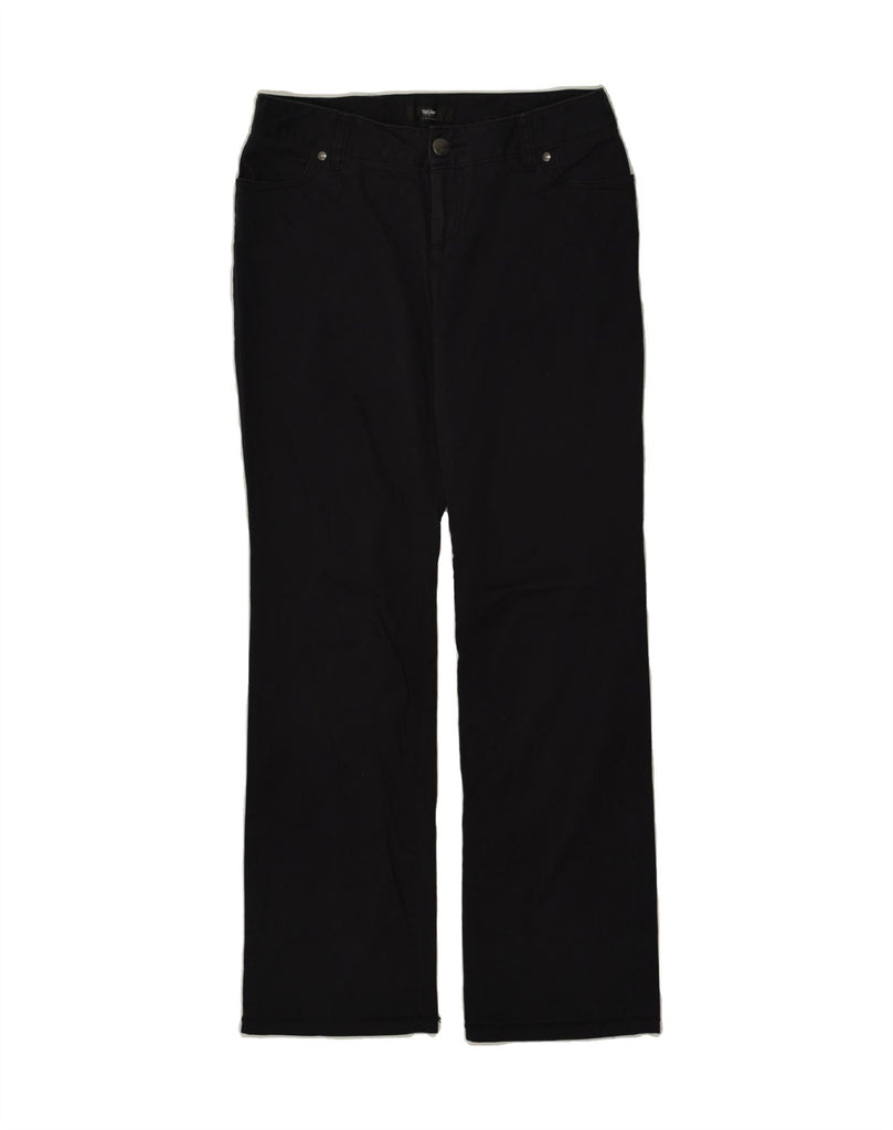 MOSSIMO Womens Straight Casual Trousers US 6 Medium W30 L31  Black Cotton Vintage Mossimo and Second-Hand Mossimo from Messina Hembry 