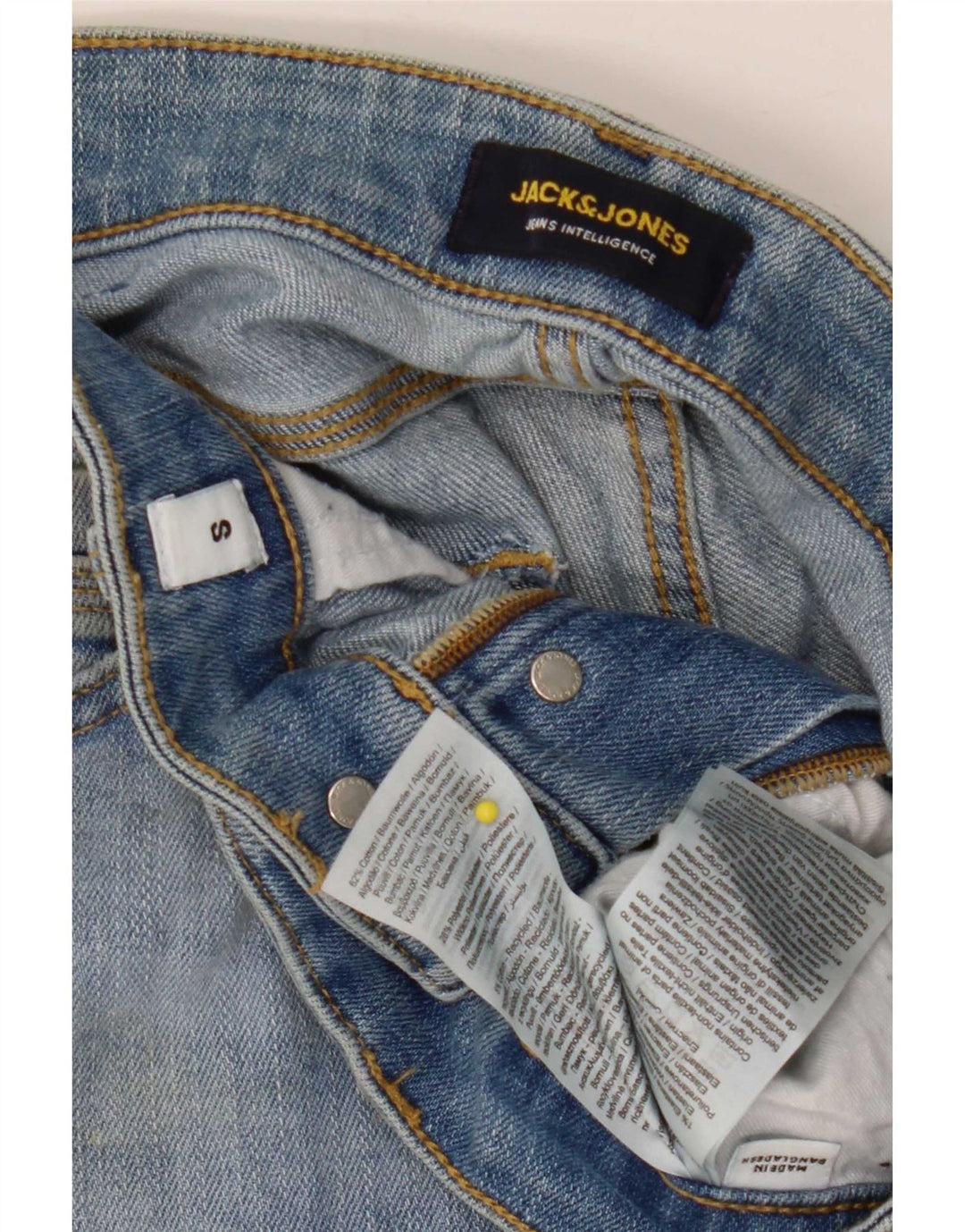 Jack & Jones Mens Denim Shorts Small W29 Blue Cotton