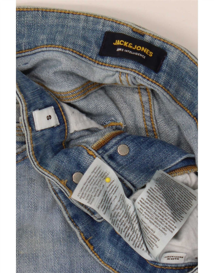 Jack & Jones Mens Denim Shorts Small W29 Blue Cotton