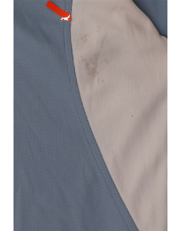 PUMA Mens Polo Shirt XL Blue Colourblock Polyester Vintage Puma and Second-Hand Puma from Messina Hembry 