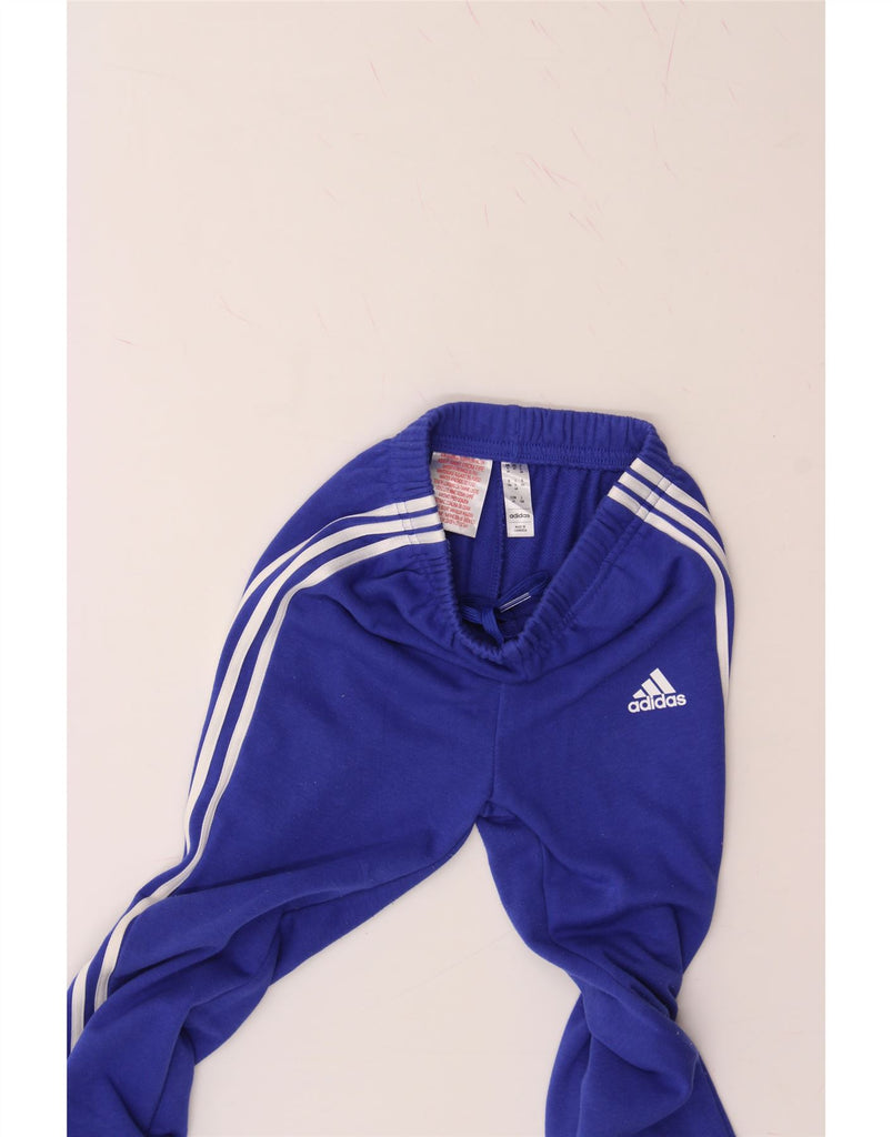 ADIDAS Boys Tracksuit Trousers Joggers 3-4 Years Blue Cotton Vintage Adidas and Second-Hand Adidas from Messina Hembry 