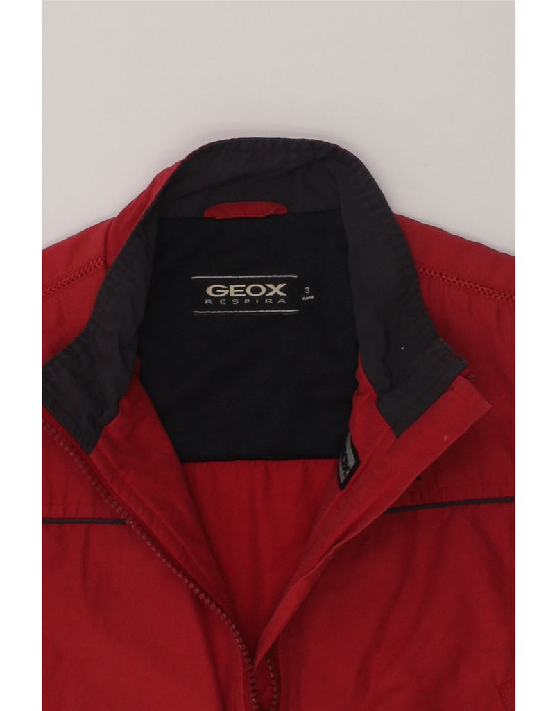 GEOX Boys Bomber Jacket 3-4 Years Red Cotton | Vintage Geox | Thrift | Second-Hand Geox | Used Clothing | Messina Hembry 