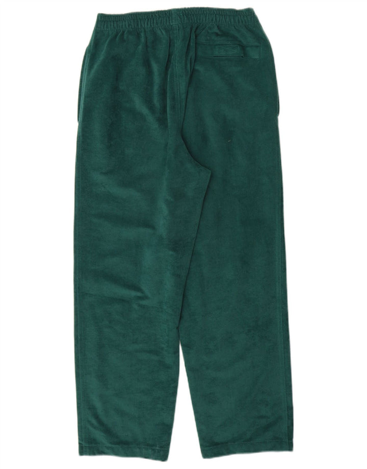 MC KEE'S Mens Velour Full Tracksuit Medium  Green Colourblock Polyester