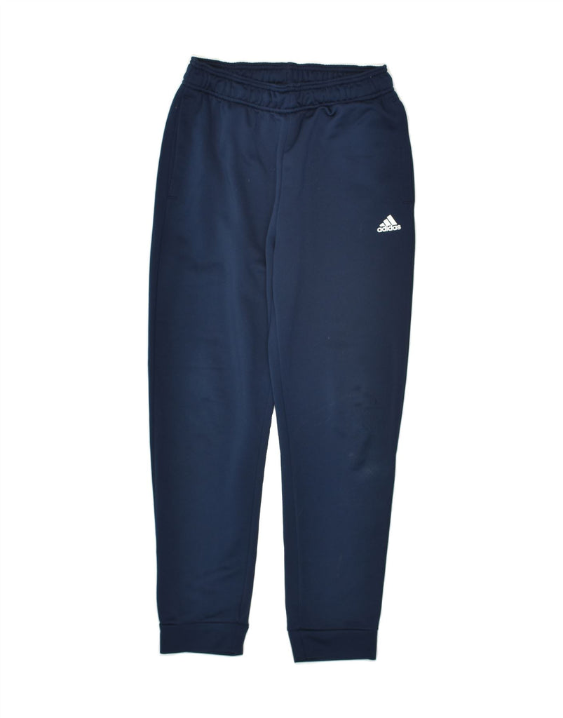 ADIDAS Boys Graphic Tracksuit Trousers Joggers 11-12 Years Navy Blue | Vintage Adidas | Thrift | Second-Hand Adidas | Used Clothing | Messina Hembry 