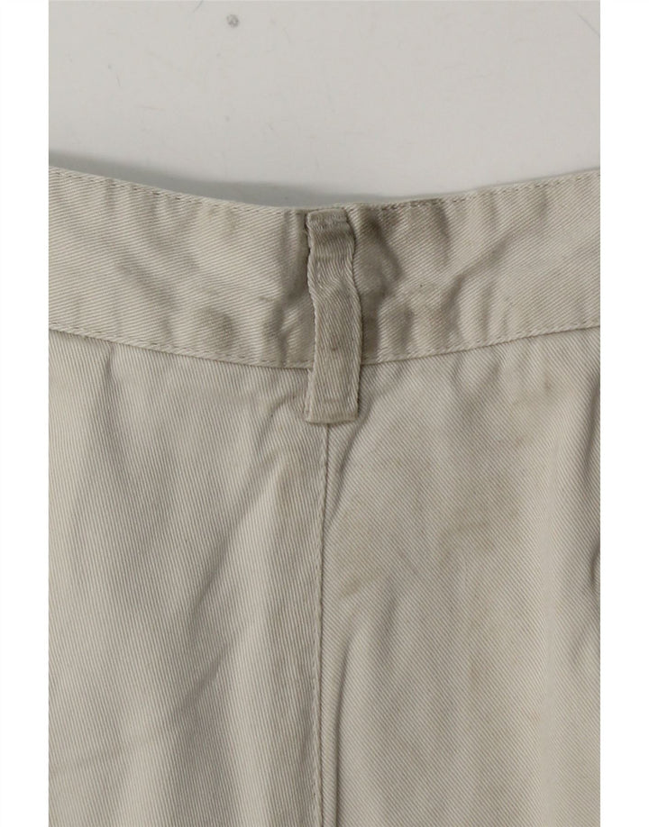 EDDIE BAUER Mens Pegged Chino Shorts W40 XL  White Cotton