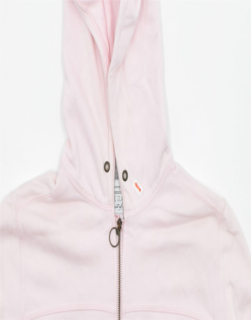 CHAMPION Womens Zip Hoodie Sweater UK 14 Large Pink Cotton | Vintage | Thrift | Second-Hand | Used Clothing | Messina Hembry 