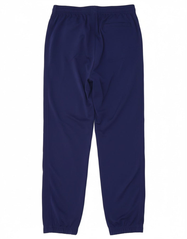 ADIDAS Boys Tracksuit Trousers Joggers 13-14 Years  Navy Blue Polyester