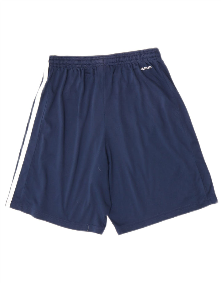 Adidas Boys Aeroready Sport Shorts 11-12 Years Medium Navy Blue Polyester
