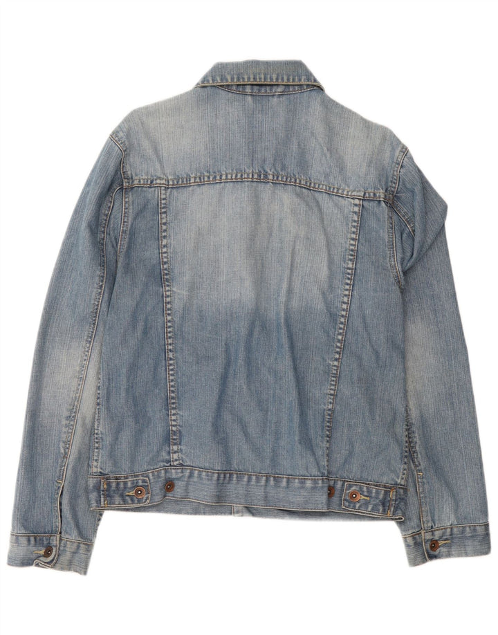 Oviesse Womens Denim Jacket UK 16 Large Blue Cotton