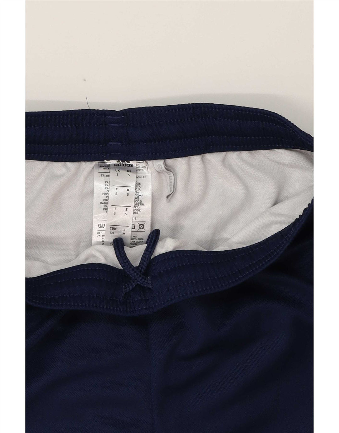 Adidas Mens Climalite Sport Shorts Small  Navy Blue Polyester