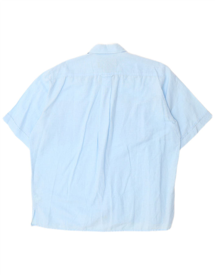 Marlboro Classics Mens Short Sleeve Shirt Medium Blue
