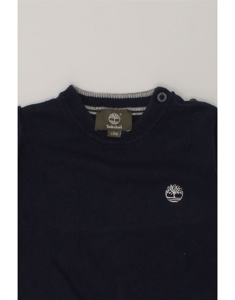 TIMBERLAND Baby Boys Crew Neck Jumper Sweater 18-24 Months Navy Blue | Vintage Timberland | Thrift | Second-Hand Timberland | Used Clothing | Messina Hembry 