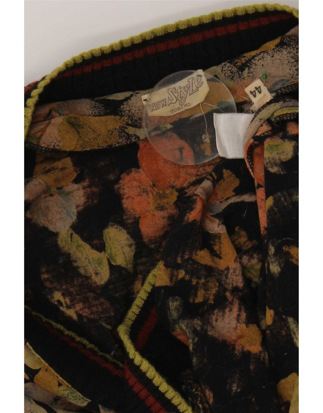 Vintage Womens Pullover Blouse Top IT 44 Medium Multicoloured Floral