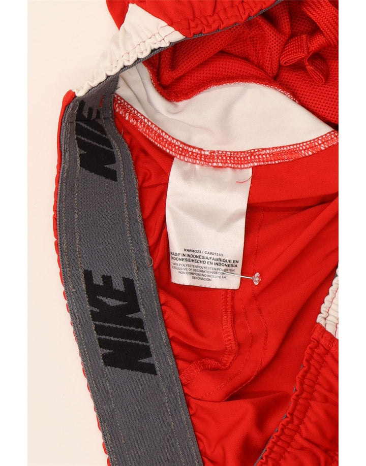 Nike Mens Cincinnati Reds Sport Shorts Large Red Colourblock Polyester