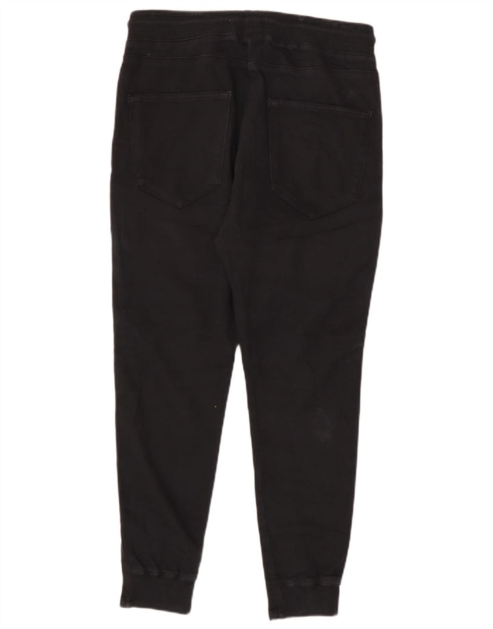 Zara Mens Joggers Chino Trousers Medium W31 L26 Black
