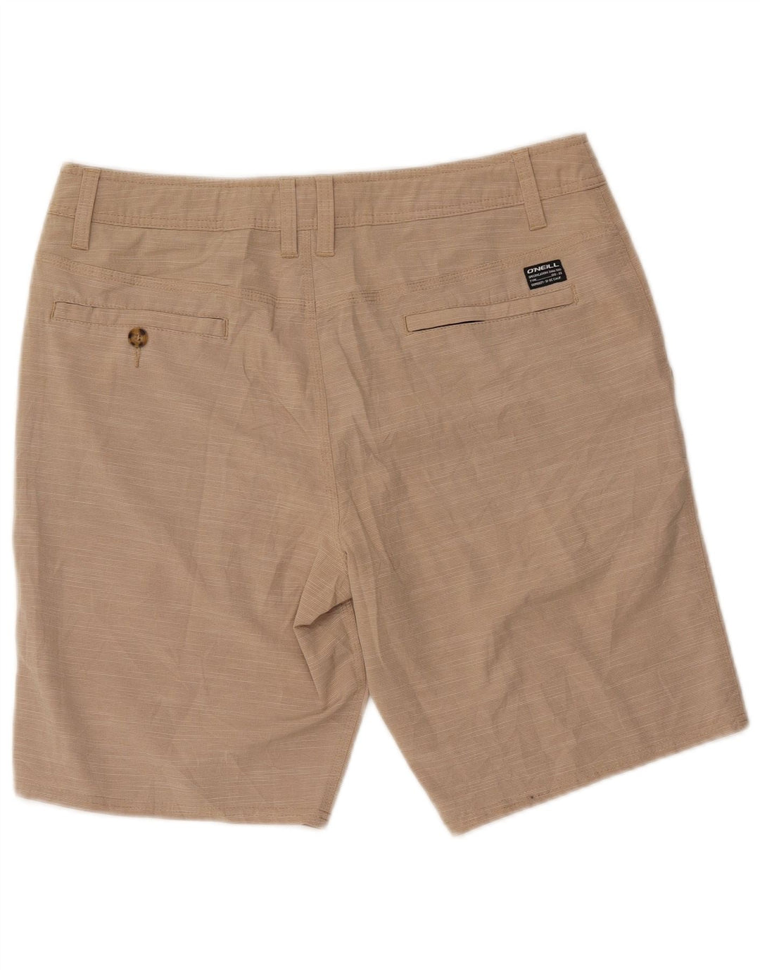 O'NEILL Mens Chino Shorts W32 Medium Beige Cotton