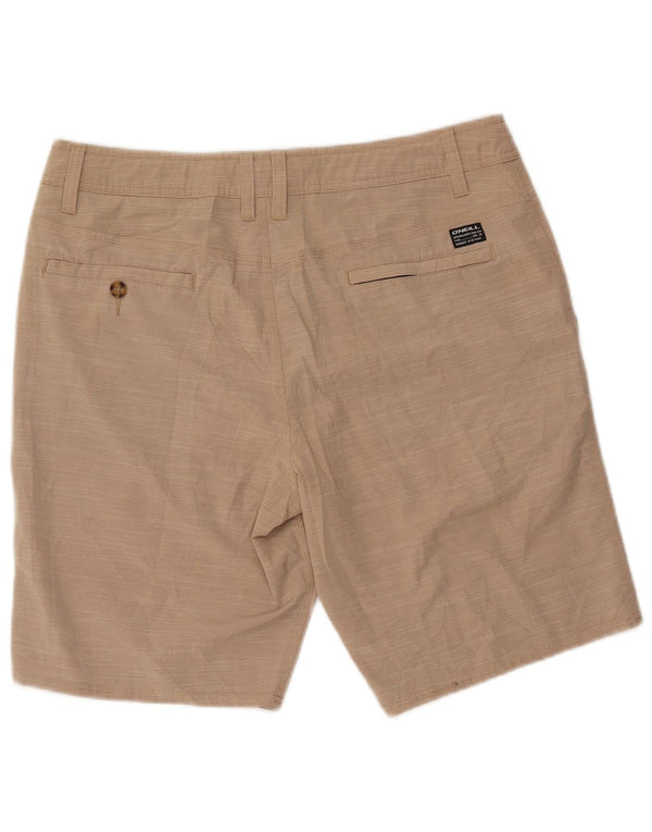 O'NEILL Mens Chino Shorts W32 Medium Beige Cotton