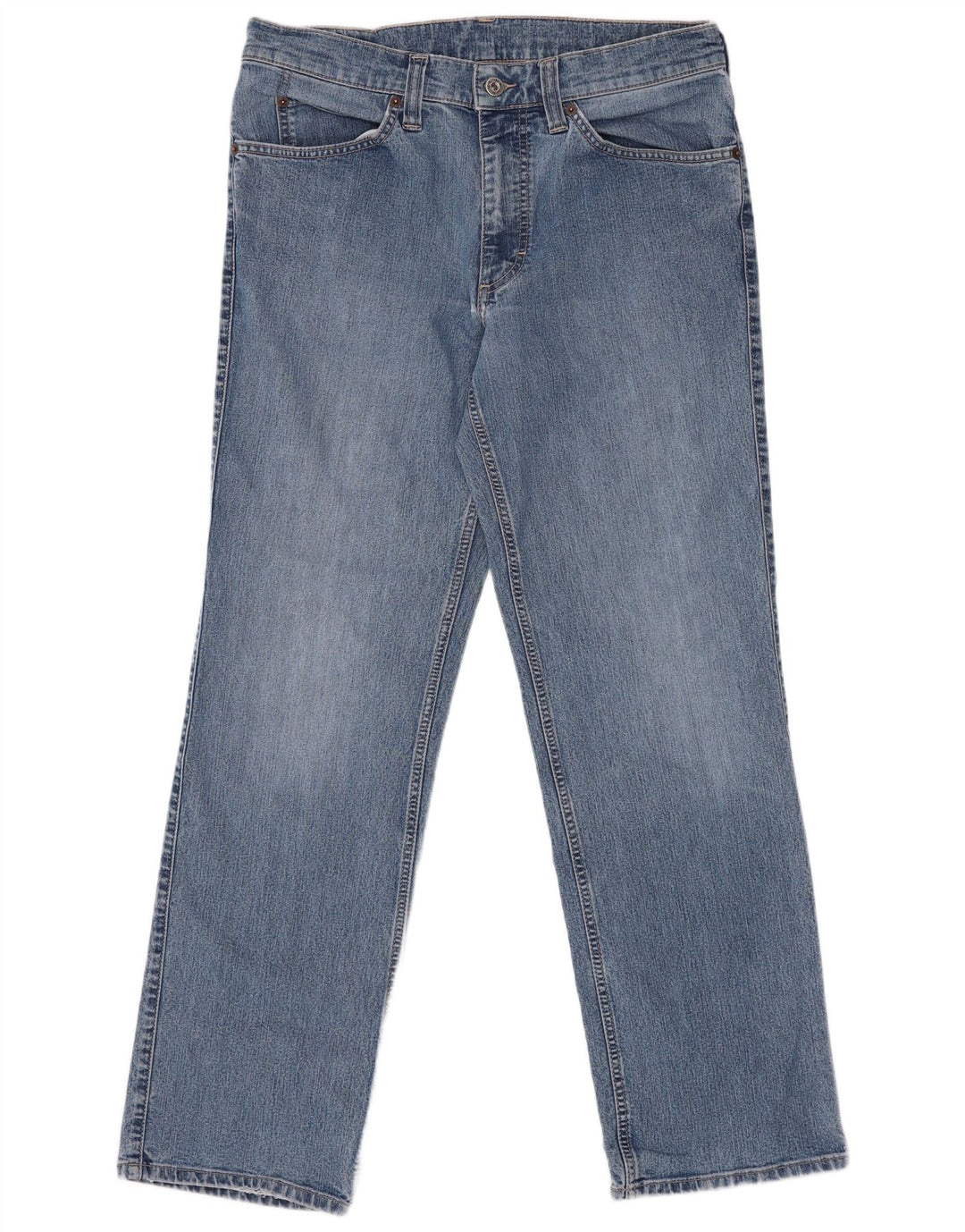 Mustang Mens Straight Jeans W34 L30 Blue