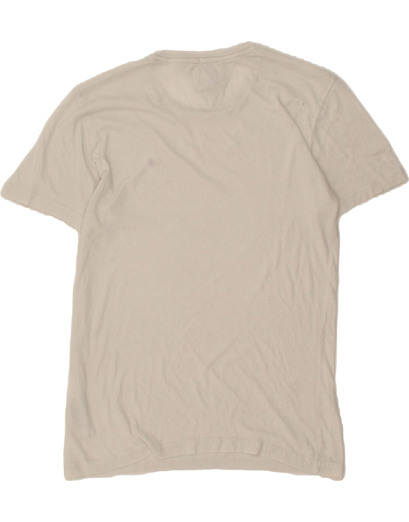 TOMMY HILFIGER Mens T-Shirt Top Medium White Cotton Vintage Tommy Hilfiger and Second-Hand Tommy Hilfiger from Messina Hembry 