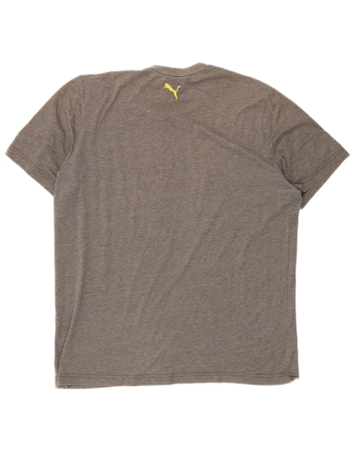 Puma Mens Graphic T-Shirt Top XL Grey