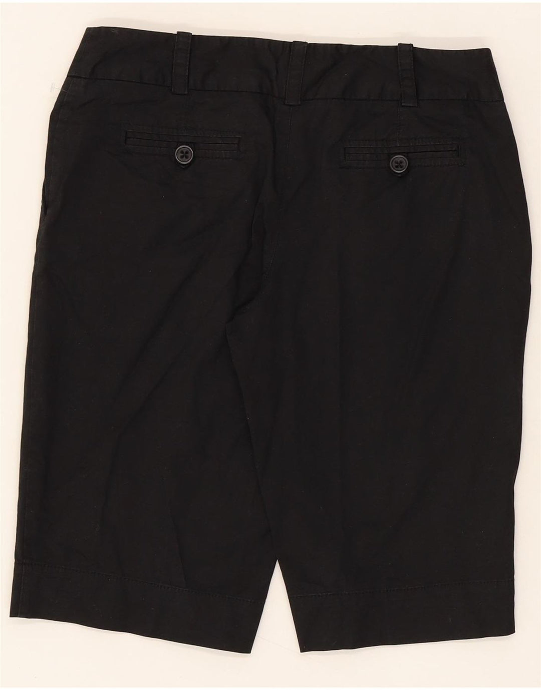 MOSSIMO Womens Stretch Bermuda Chino Shorts US 2 XS W28  Black Cotton Vintage Mossimo and Second-Hand Mossimo from Messina Hembry 