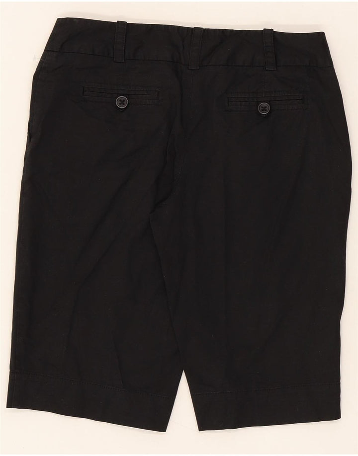 MOSSIMO Womens Stretch Bermuda Chino Shorts US 2 XS W28  Black Cotton Vintage Mossimo and Second-Hand Mossimo from Messina Hembry 