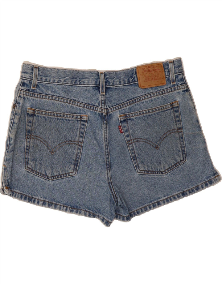 LEVI'S Womens Denim Shorts W34 Large Blue Vintage Levi's and Second-Hand Levi's from Messina Hembry 