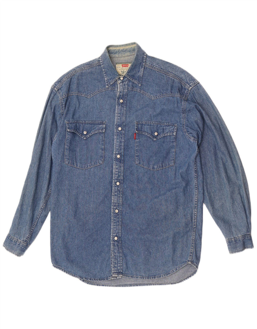 Levi's Mens Denim Shirt Small Blue