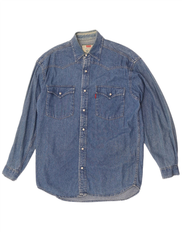 Levi's Mens Denim Shirt Small Blue